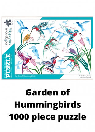 Garden of Hummingbirds 1000 Piece Puzzle