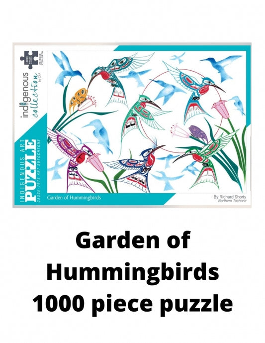 Garden of Hummingbirds 1000 Piece Puzzle