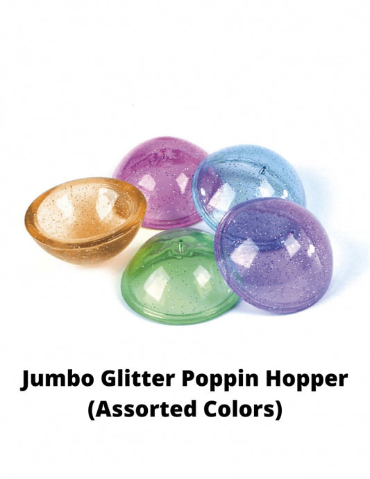 Jumbo Glitter Poppin Hopper (Assorted Colors)