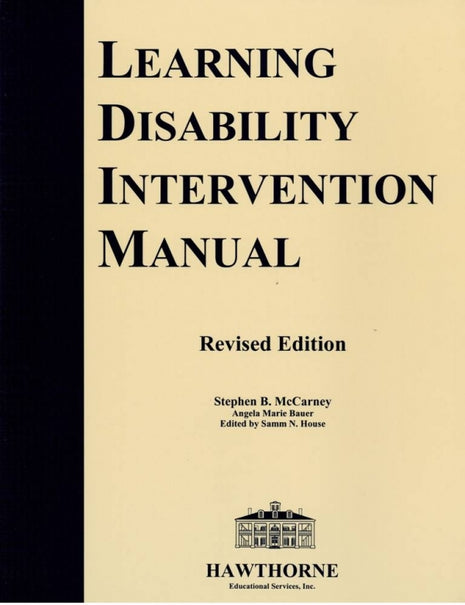 Learning Disability Intervention Manual