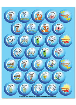 Superflex Super Sticker Collection: Thinkables & UnthinkaBots