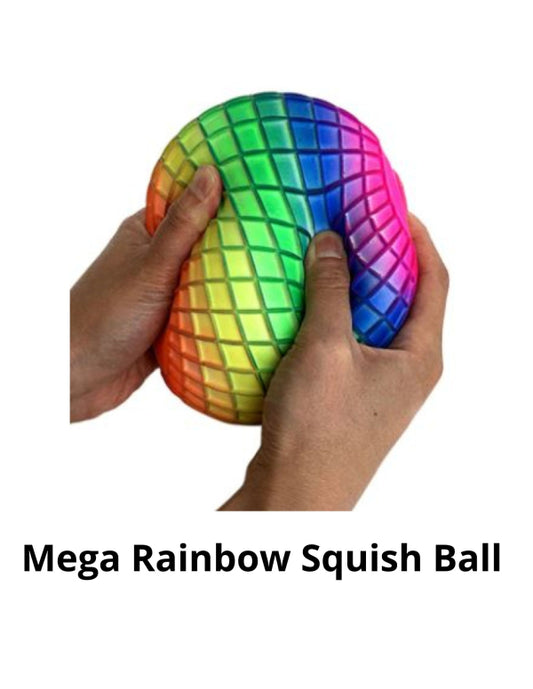 Mega Rainbow Squish Ball