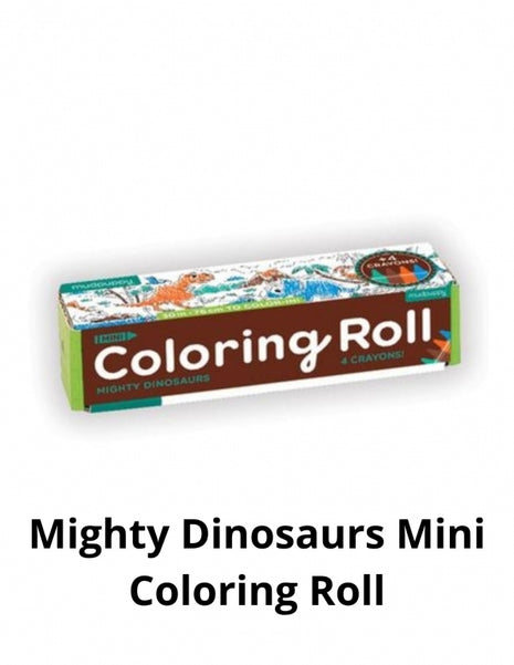 Mighty Dinosaurs Mini Coloring Roll