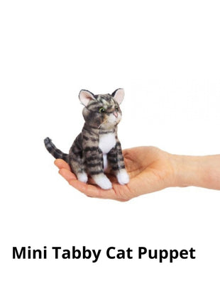 Mini Tabby Cat Puppet