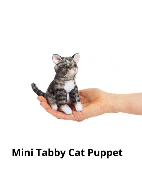 Mini Tabby Cat Puppet