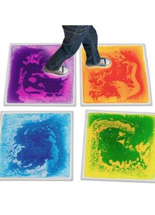 Liquid Sensory Floor Tiles - set of 4