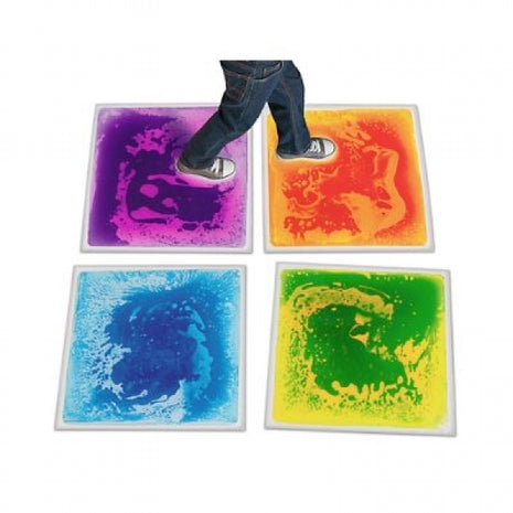 Liquid Sensory Floor Tiles - set of 4