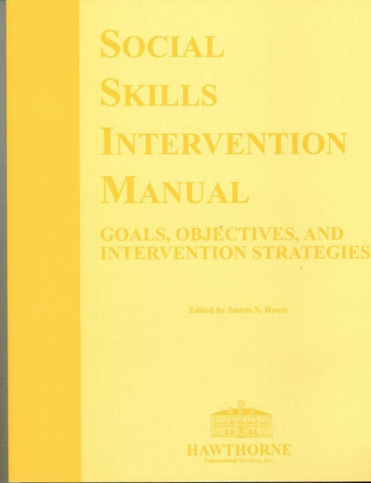 Social Skills Intervention Manual