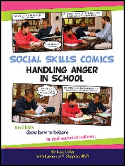 Social Skills Comics for Kids: Handling Anger in School