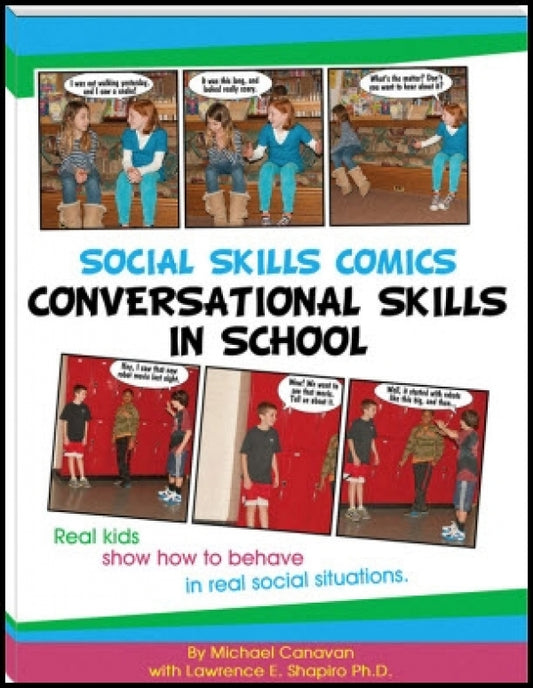 Social Skills Comics for Kids: Conversational Skills In School