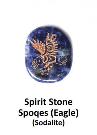 Spirit Stone - Sodalite<br> Eagle (Spoqes)
