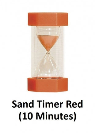 Sand Timer - Orange<br> 10 Minutes