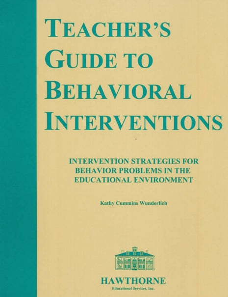 Teacher's Guide To Behavioral Interventions