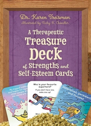 Therapeutic Treasure Deck of Strengths and Self-Esteem Cards