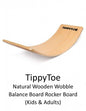 Tippy Toe Natural Wooden Wobble Balance Board Kids/Adults