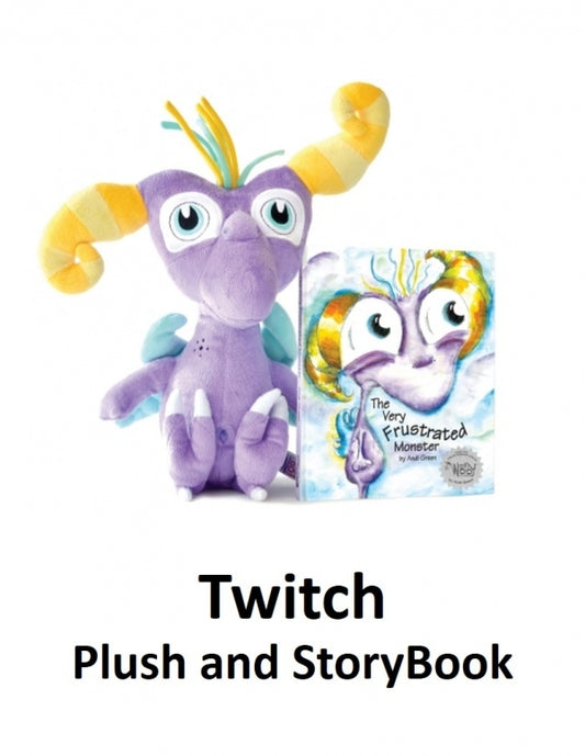 Twitch Plush and Storybook Set Worry Woo