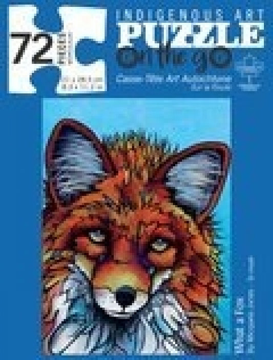 What a Fox 72-Piece Puzzle in a Tin