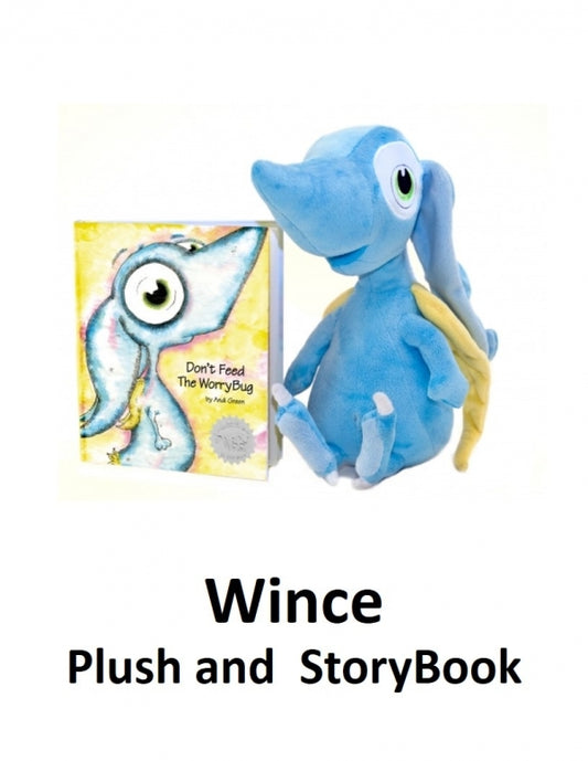 Wince Plush and Storybook Set Worry Woo