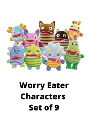 Worry Eaters - Set of 9 Characters