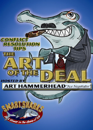 Smart Sharks Art of the Deal Conflict Resolution: Card Game
