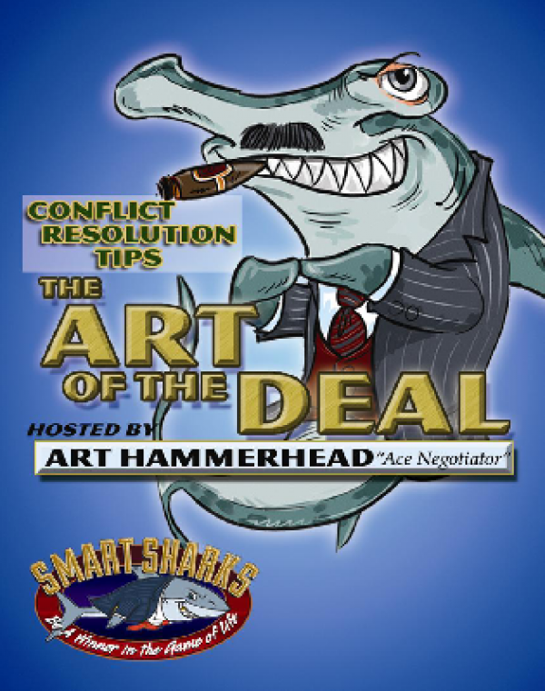 Smart Sharks Art of the Deal Conflict Resolution: Card Game