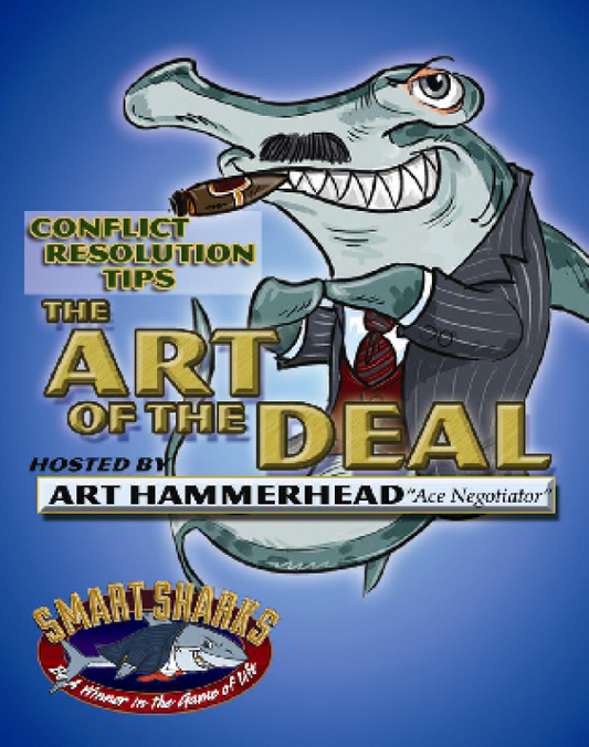 Smart Sharks Art of the Deal Conflict Resolution: Card Game