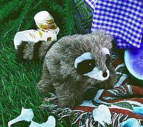 Baby Raccoon Hand Puppet