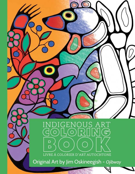 Indigenous Art Coloring Book Bear