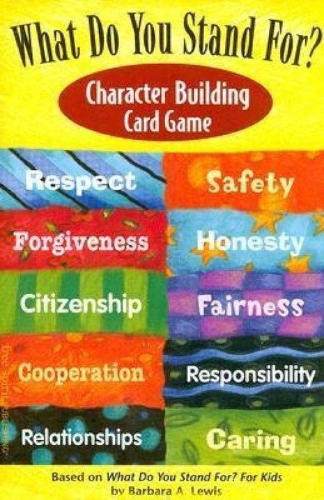What Do You Stand For? Character Cards