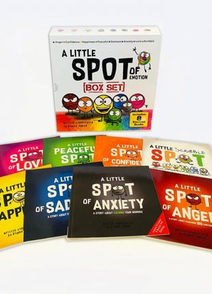 Little SPOT of Emotion Box Set (8 Books: Anger, Anxiety, Peaceful, Happiness, Sadness, Confidence, Love, & Scribble Emotion)