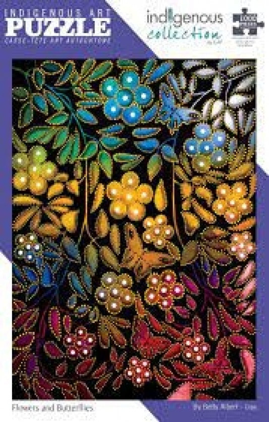 Flowers and Butterflies 1000 Piece Puzzle