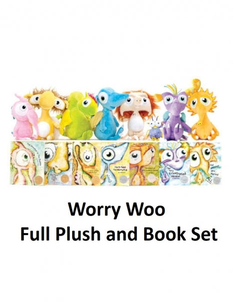 Worry Woo Full Book and Plush Set