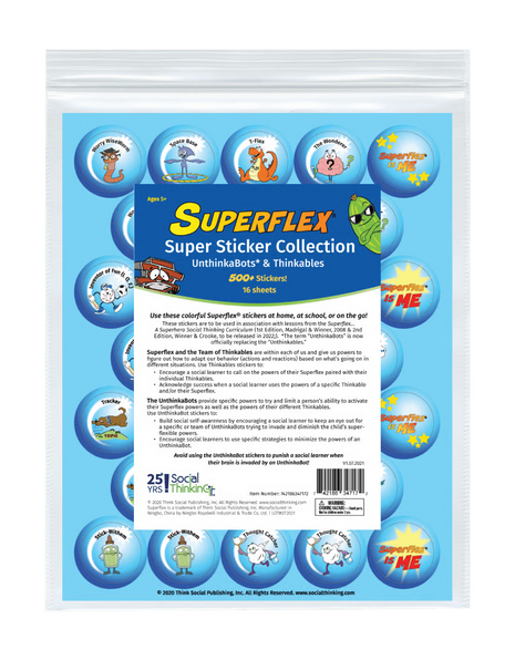 Superflex Super Sticker Collection: Thinkables & UnthinkaBots