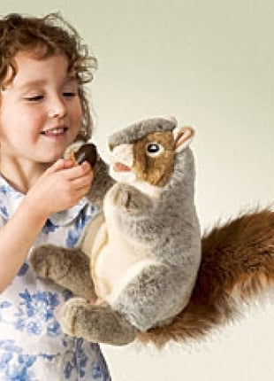 Gray Squirrel Puppet
