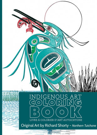 Indigenous Art Coloring Book Heron
