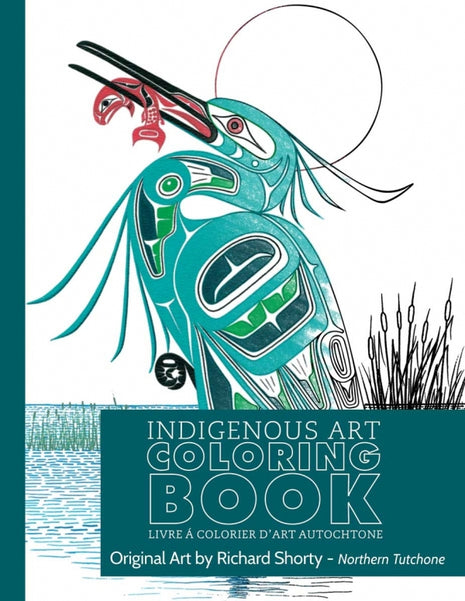 Indigenous Art Coloring Book Heron