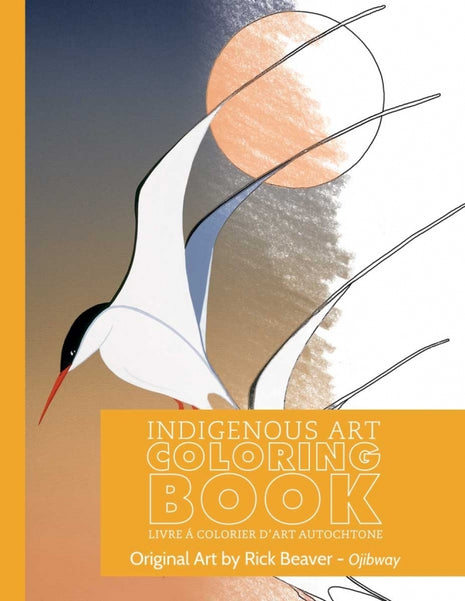 Indigenous Art Coloring Book Hummingbird