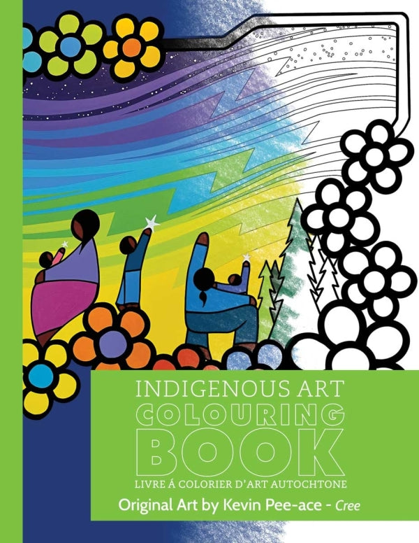 Indigenous Art Coloring Book Northern Family