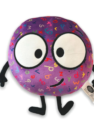 Purple Letter Big Learning Plush