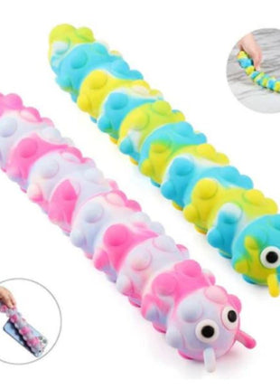 Light Up Caterpillar Popping Toy