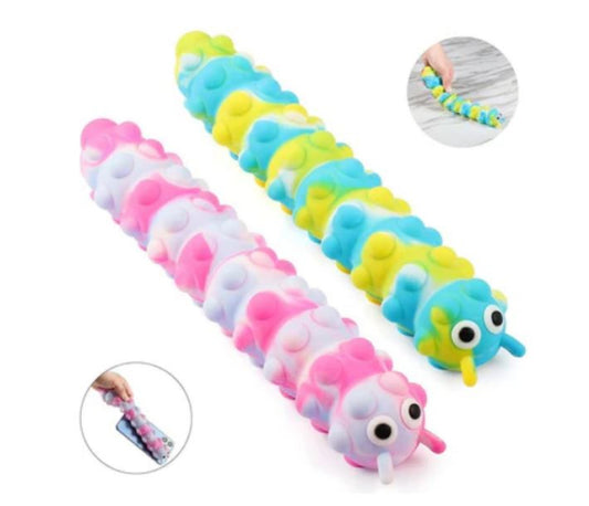 Light Up Caterpillar Popping Toy
