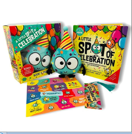 Birthday Celebration Plush Toy and Book Set
