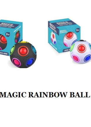 Magic Rainbow Ball Black/white
