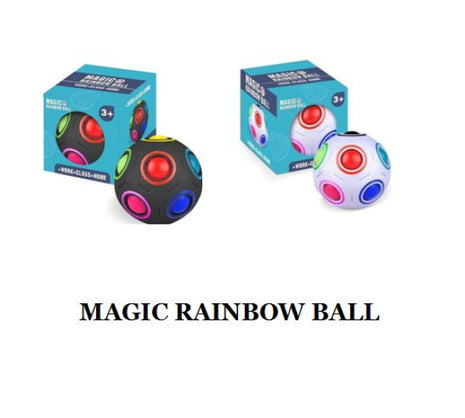 Magic Rainbow Ball Black/white