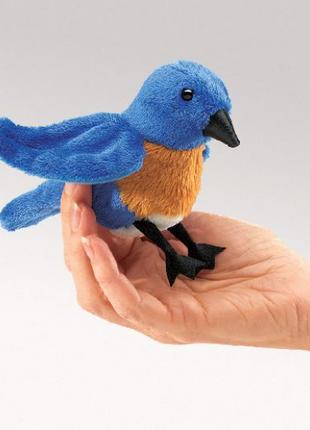 Mini Bluebird Finger Puppet