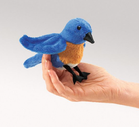 Mini Bluebird Finger Puppet