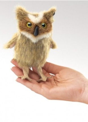 Mini Great Horned Owl Puppet