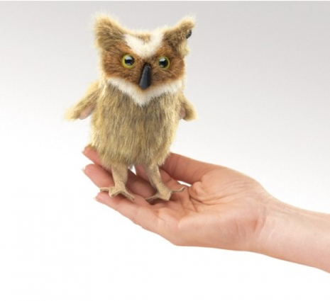 Mini Great Horned Owl Puppet