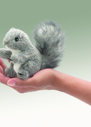 Mini Gray Squirrel Puppet