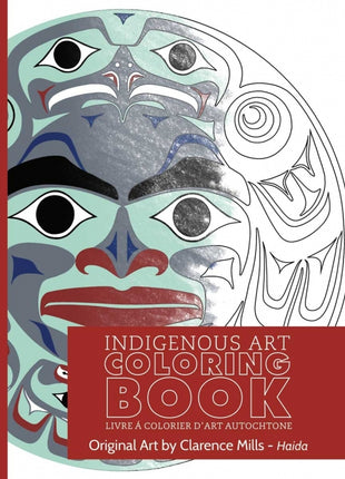 Indigenous Art Coloring Book Moon